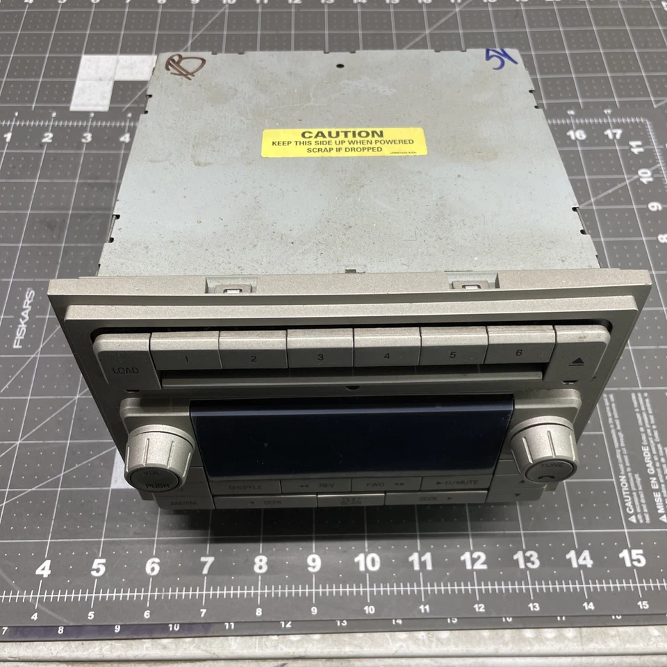 Lincoln Zephyr MKZ AM FM RADIO CAMBIADOR DE 6 CD RADIO DE FÁBRICA PIONEER 7H6T-18C815-BG Foto 4 de 4