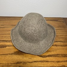 Geo. W Bollman & Co Women's 100% Wool ‘Doeskin’ Felt Hat Round Brown