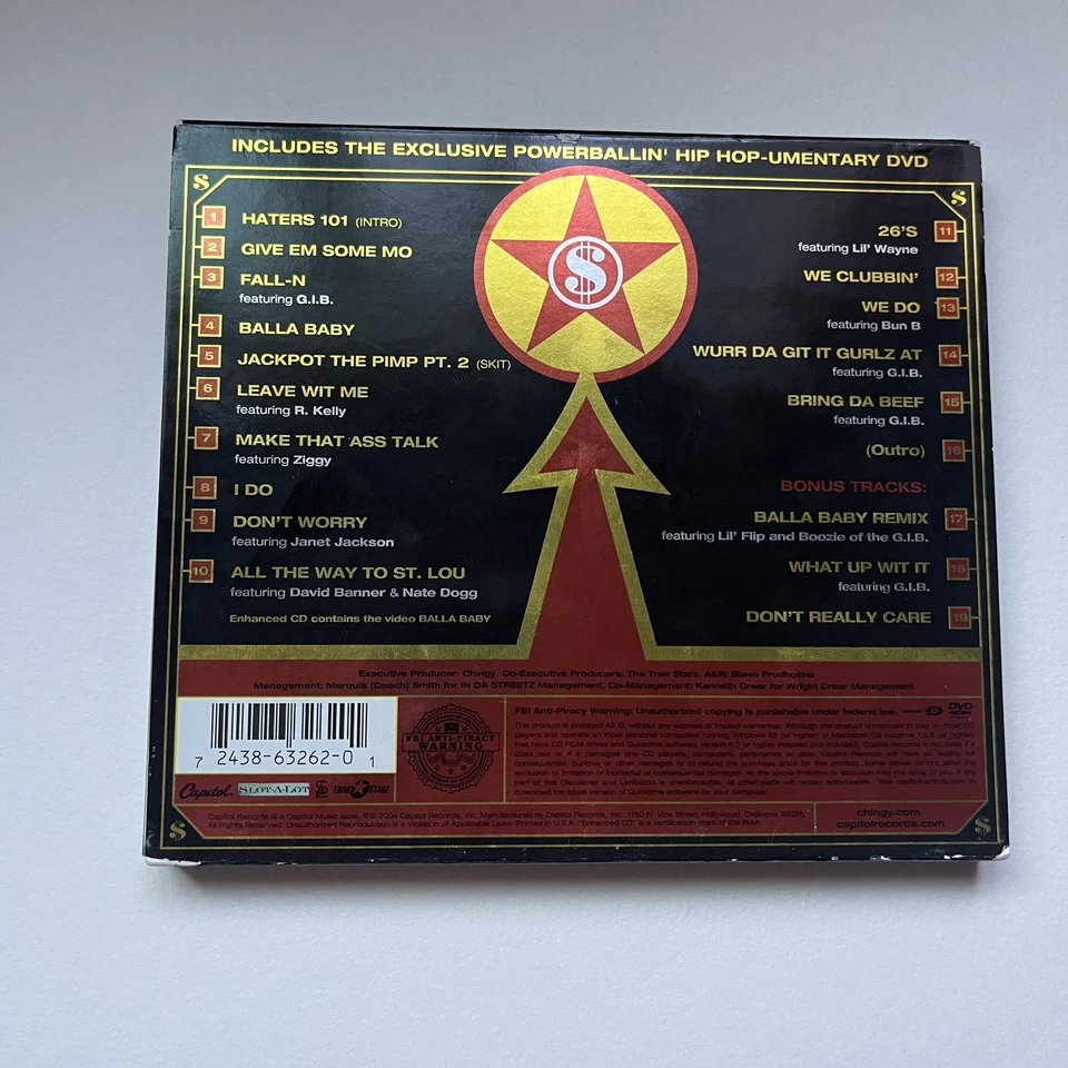 Chingy - Powerballin' - CD + Bonus Tracks Limited Balla Edition - Image 2 of 4