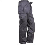 Image of Portwest Classic Work Wear Action Trousers with Zip Pockets Navy W30 L31
