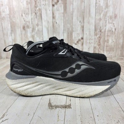 Saucony Triumph 22 Mens Running Shoes Black White S20964-200  display picture 2