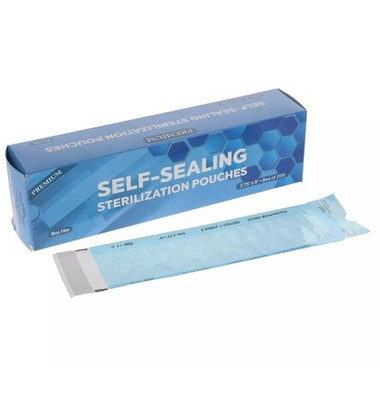 Dental Self Seal Sterilization Pouches Pouch, Sterilizer Bags 2.75 X 10 Box 200