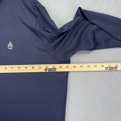 Peter Millar Sweater Men's XL Navy Blue Golf Long Sleeve Pullover Crown Crafted - Picture 5 of 8
