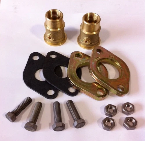 TACO 254-2 SHUTOFF VLV&FLG SET, 3/4" BRASS. NOS