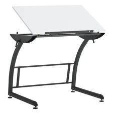 Triflex Drawing Table, Sit to Stand Up Adjustable Office Home Computer Desk, ...