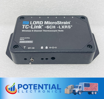 USED - LORD MicroStrain TC-LINK-6CH-LXRS Wireless 6-Channel Thermocouple Node
