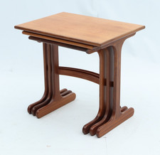 1960's G Plan 'Fresco' Teak 3 Nesting Tables Mid Century - E Gomme -Lounge Meals