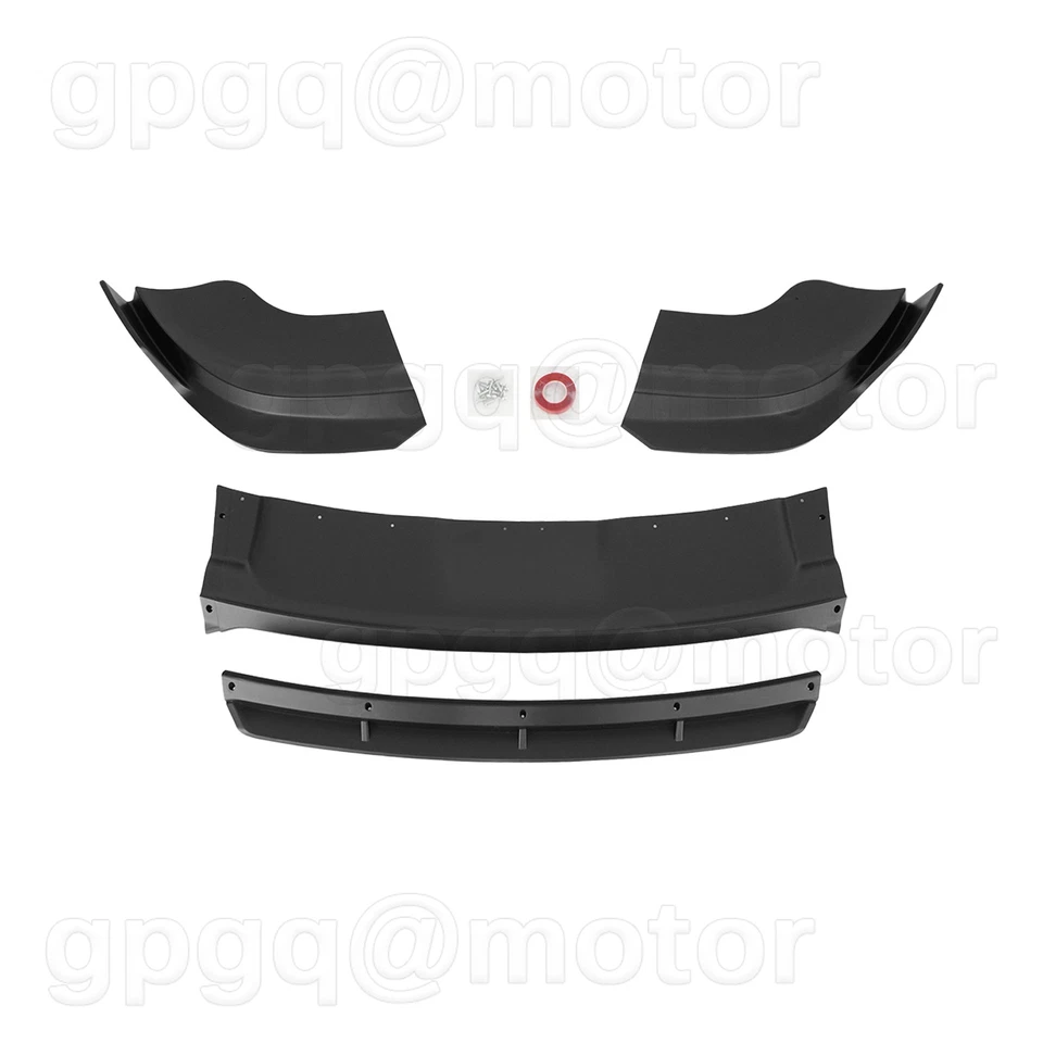 Parachoques delantero negro mate divisor de labios para Jeep Grand Cherokee SRT SRT8 2012-2016 Foto 2 de 4