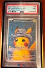 PSA 9 PIKACHU WITH GREY FELT HAT 2023 POKEMON SVP POKEMON X VAN GOGH #085