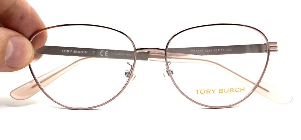 NEW TORY BURCH TY1071 SHINY ROSE GOLD AUTHENTIC EYEGLASSES 53-15-140 - Image 4 of 4