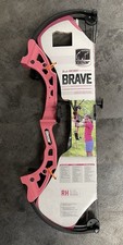 Bear Archery Brave Youth Compound Bow Pink Right Handed Whisker Biscuit Age 8-12