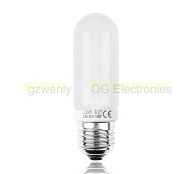 JDD E27 220V-240V 150W Flash light Lamp Tube Bulb Photo Studio  Modeling Light