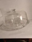 Vintage Anchor Hocking 11 Inch Diameter Cake And Pastry Stand With Dome Lid
