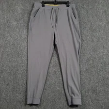 Birddogs Joggers Mens 2XL Gray Drawstring Unlined Bird Dogs Boom For Boomstick