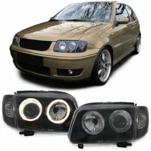 Featured image of post Vw Polo 6N Angel Eyes Q5 bi xenon lens angel eyes led light bar