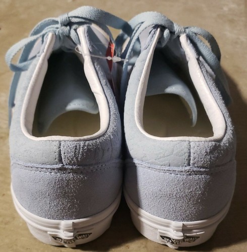 Vans Houndstooth Embossed Suede Old Skool Winter Sky Blue Sneakers M 8 W 9.5 - 第 4/6 張圖片