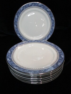 AYNSLEY BLUE MIST BONE CHINA LIGHT BLUE FLOWERS ON