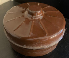 Militär Email Blechdose Kriegsschrott Gasmaskefilter Wehrmacht Deutsches Reich