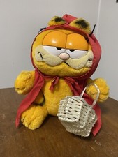 Vintage Garfield Halloween Costume Plush Toy Stuffed Animal Dakin 1978 1981