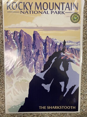 Rocky Mountain National Park Poster Printed On Recycled Paper Highest Quality
