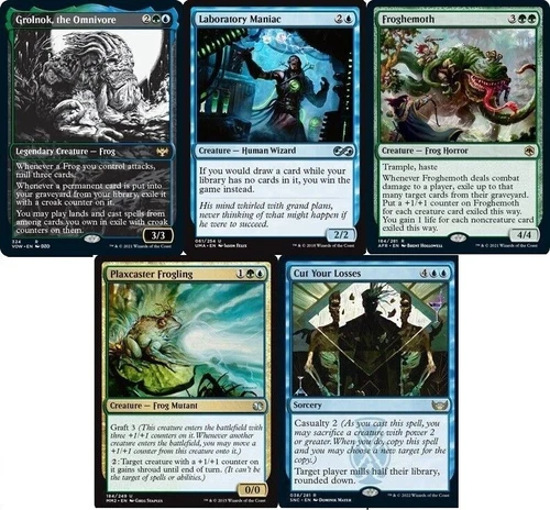 Frog Tribal Commander EDH Deck - Grolnok, the Omnivore Mill MTG Magic 100 Cards