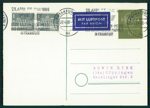 BERLIN DAUERSERIE 140 x BAUTEN 1960 PAAR POSTKARTE Mi nur -.- !! ea04