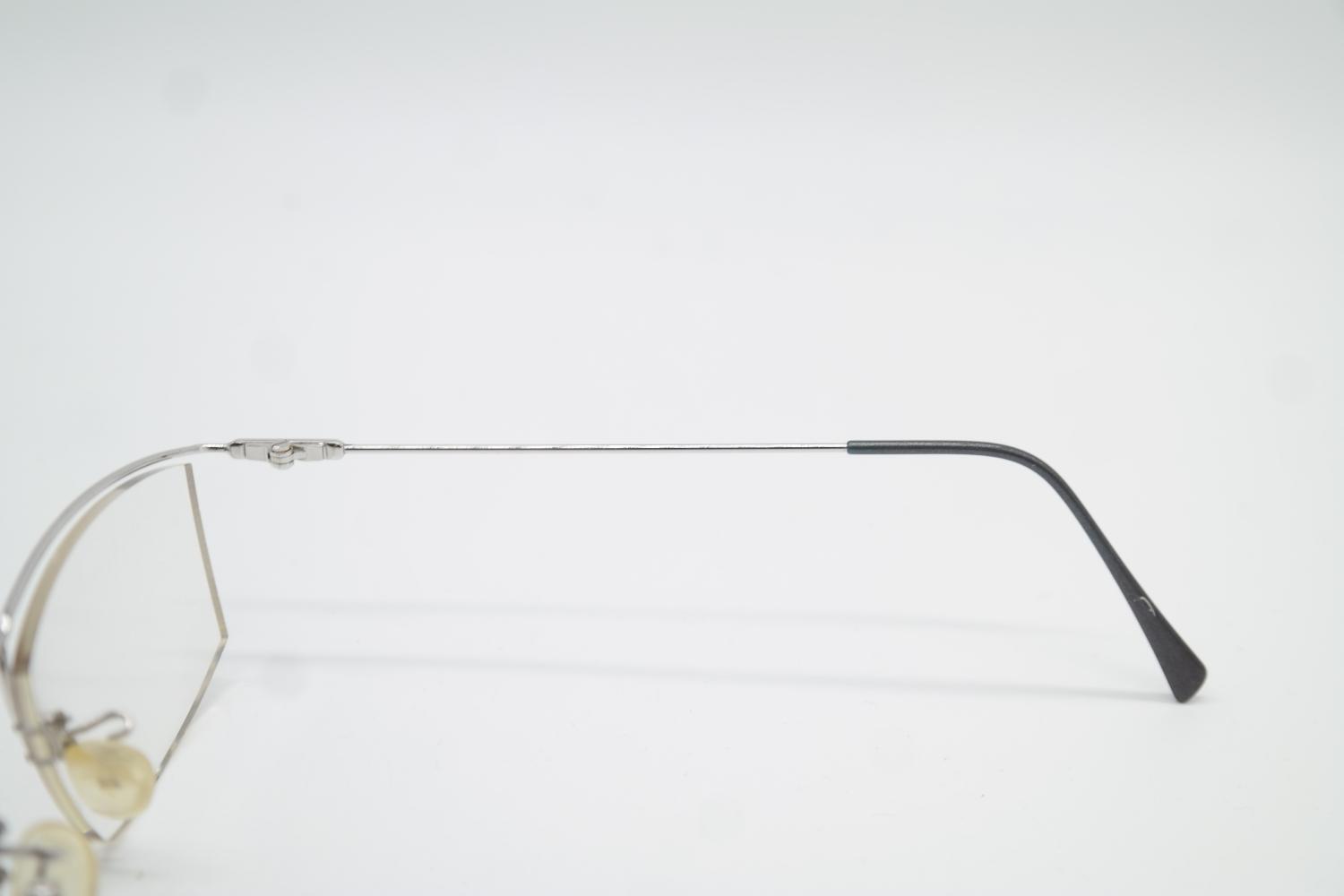 Frame Jet Set Vintage Glasses Flair JET SET 746 Multicoloured Silver half Rim Frames ...