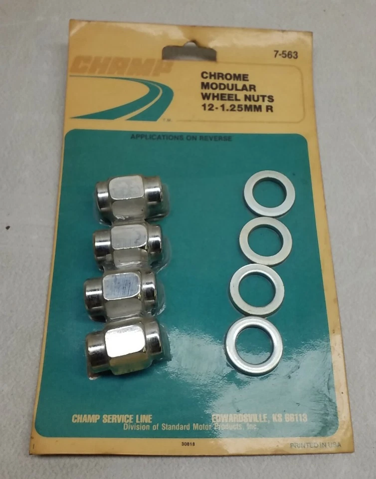 7-563 Champ Chrome Modular Wheel Nuts 12-1.25mm R 7-563 Wheel Nuts - Image 3 of 3