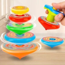 Hot Stacked Spinning Tops Launcher Gyroscope Set New Toys For Kids Interesting