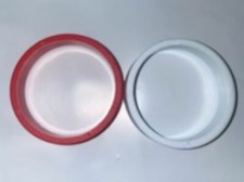 Bumper Pool Goalie / Liners - Red and White