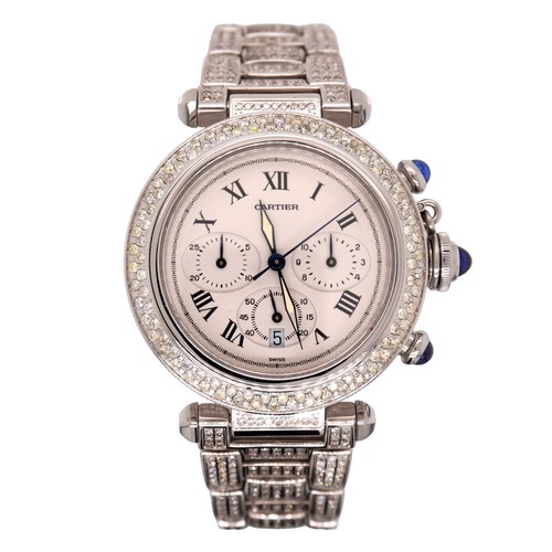 CARTIER Pasha 42MM W31072M7 beige Dial Automatic Men display picture 3
