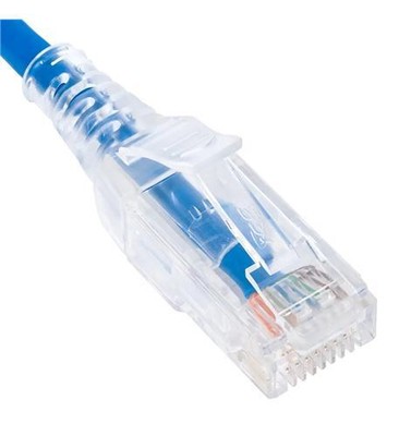 Icc ICPCSH20BL Patch Cord, Cat 6 Slim Clear Sr 20ft Bl