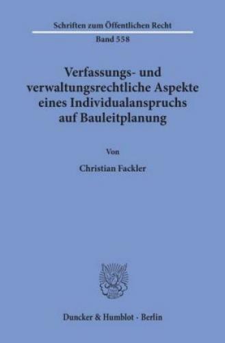 Thumbnail - Verfassungs- Und Verwaltungsrechtliche Aspekte Eines