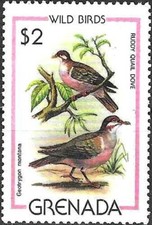 Timbre Oiseaux Grenade 916 ** (72310ER)