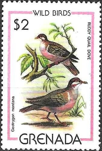 Timbre Oiseaux Grenade 916 ** (72310ER) - Photo 1/1