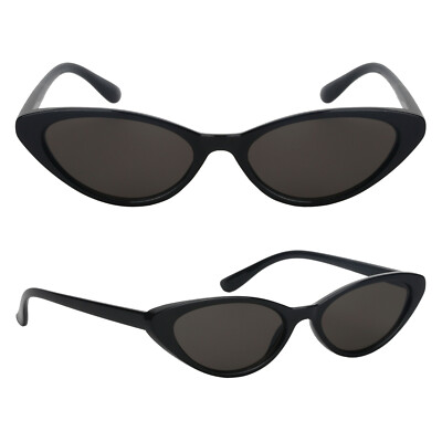 Super Narrow Thin Cat Eye Sunglasses Fashion Women Glasses  display picture 1