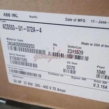 ABB VFD AC DRIVE ACS550-U1-072A-4 50HP 72A 380-480V 3PH 37KW