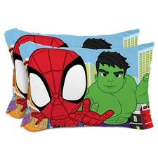 Marvel Spidey  His Amazing Friends 2 Pack Reversible Pillowcases - Double Si...
