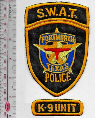 K-9 PD Fort Worth PS Special Tactic Canine Unit Officer & Dog NO TARIFF