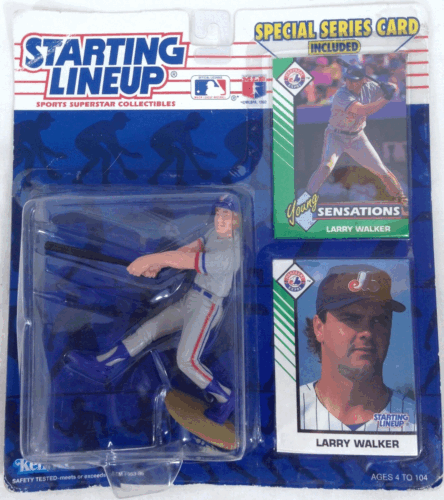 Starting Lineup Action Figure Larry Walker Montreal Expos MLB Kenner 1993 - Picture 1 of 1