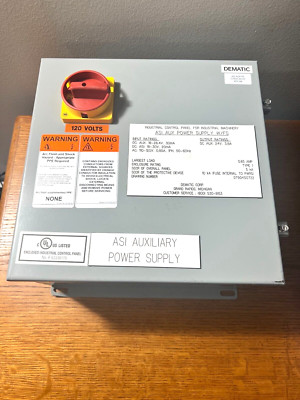 Dematic D7904-00722 ASI AUXILIARY POWER SUPPLY W/FS PULS DIMENSION QS5, NEW