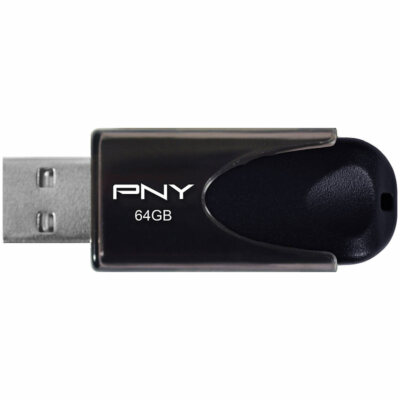 PNY 64 GB USB-2.0-Speicherstick Attaché 4, schwarz