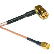 RG316 SMA MALE ANGLE to SSMA Male RF Cable Rapid-SHIP LOT