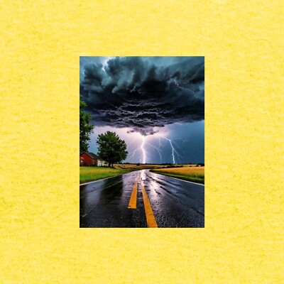 Very Cool Modern Postcard - Lightning Storm Postcard - Scenic Postcards