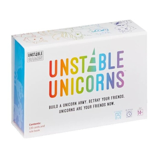 Unstable Unicorns Card Sleeves Blue and Orange Unstable Games New Sealed |  eBay