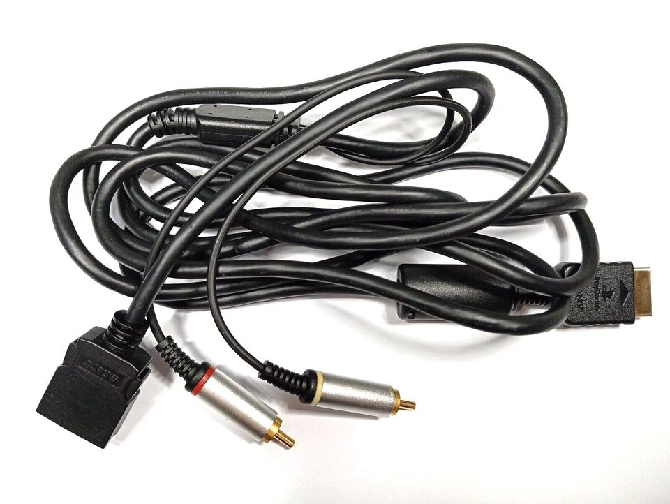 Genuine OEM Sony Official D-Terminal Cable Playstation 1 2 3 PS1 PS2 PS3 PSX - Image 2 of 4