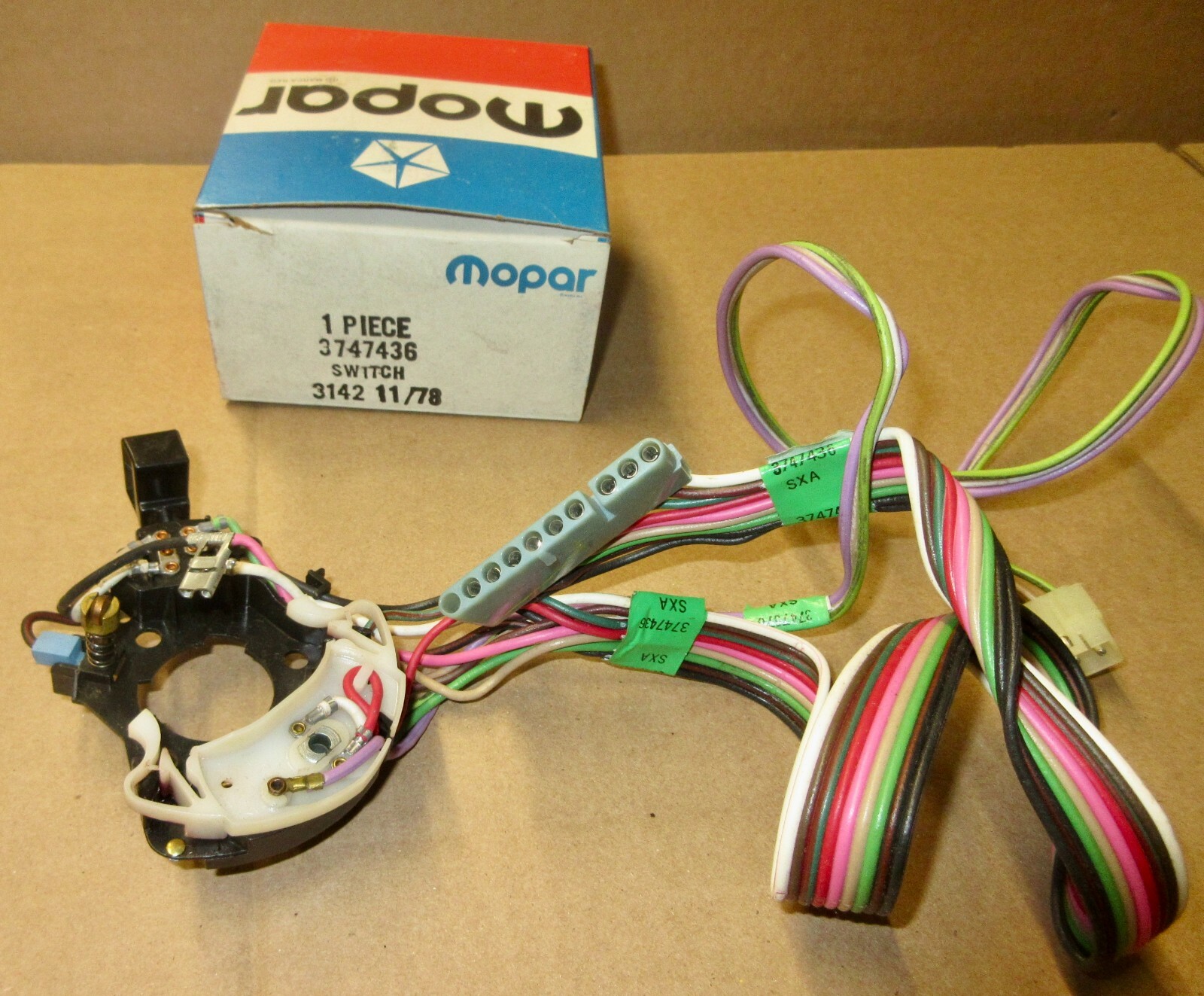 Mopar 3747436 turn signal switch 1979 1980 1981 Chrysler Plymouth Dodge