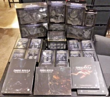 DARK SOULS: RPG COMPLETE RETAIL SET:3 Books, GM Screen, Dice, ALL Miniatures NEW