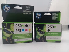HP 950XL 951 Black/Cyan/Magenta/Yellow High Yield Ink Cartridge Exp 09/2020