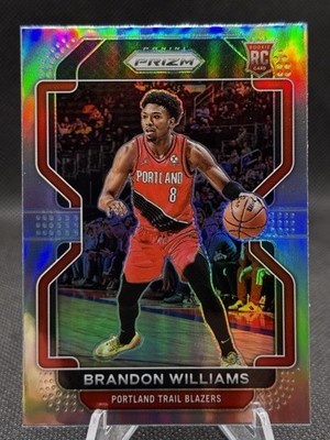 2021-22 Panini Prizm Update Brandon Williams #604 Silver Prizm RC Rookie